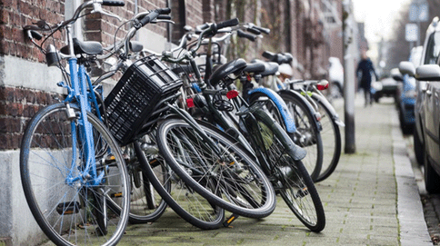 Bikes overload in city